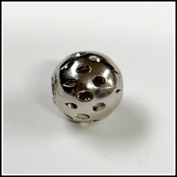 Wiffle Ball Beads: Nickel or Gold